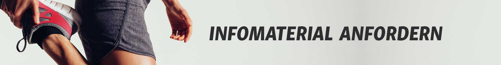 Infomaterial anfordern Banner Infomaterial anfordern Banner - Fitnesstrainer