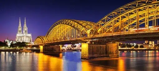 Kölner Dom und die Hohenzollernbrücke